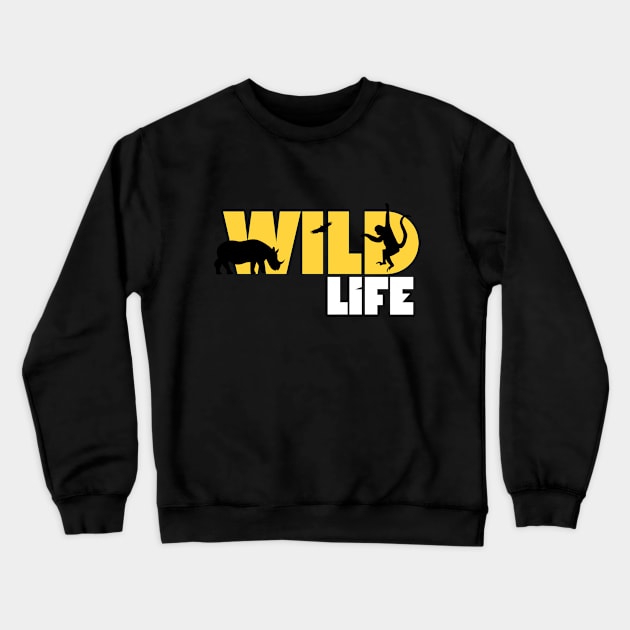 wild life Crewneck Sweatshirt by Jason